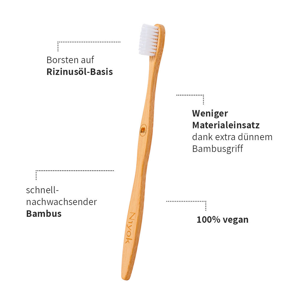 Niyok Bamboo Toothbrush - Animal Protection