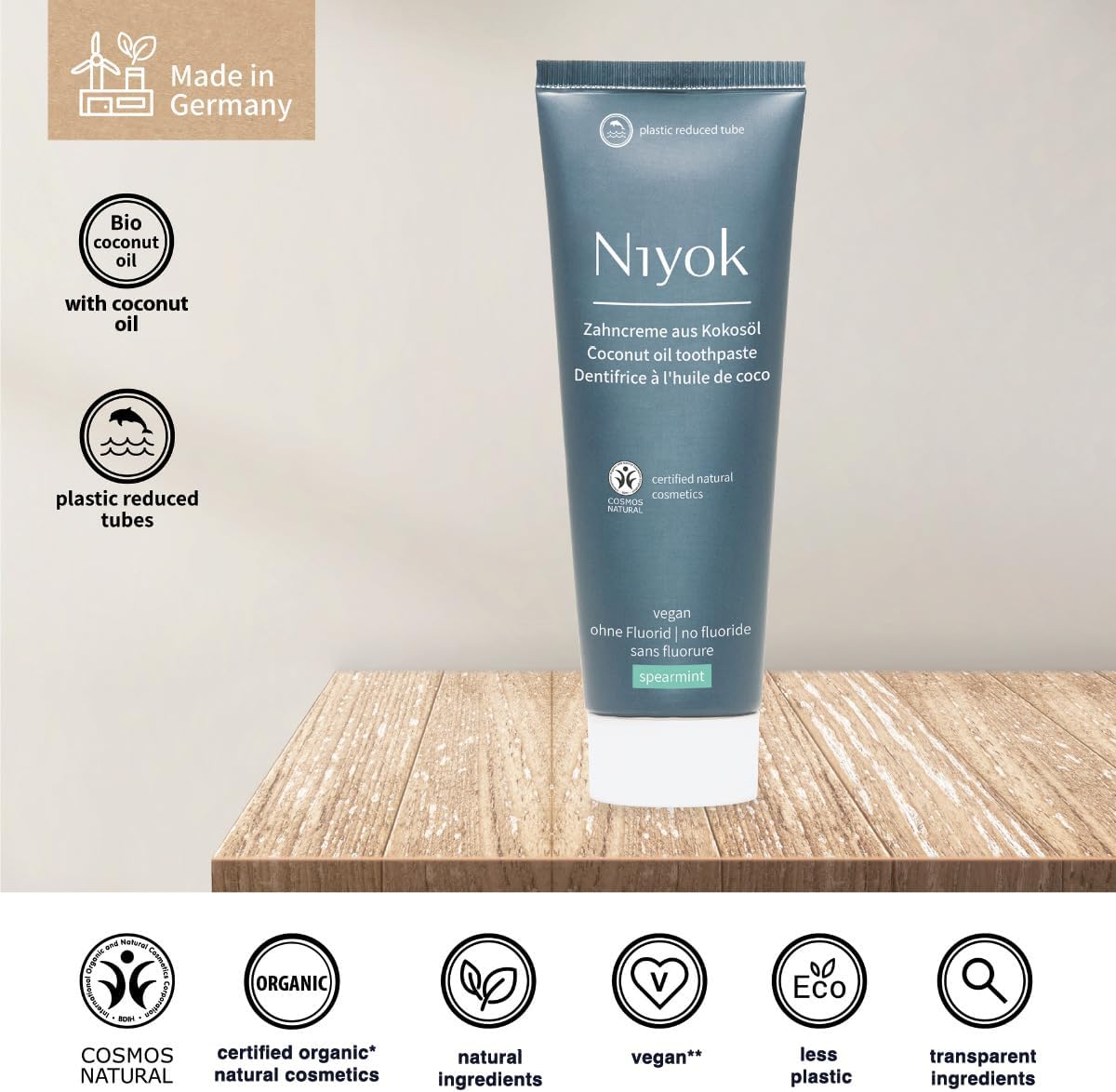 Niyok Toothpaste From Coconut Oil - Spearmint