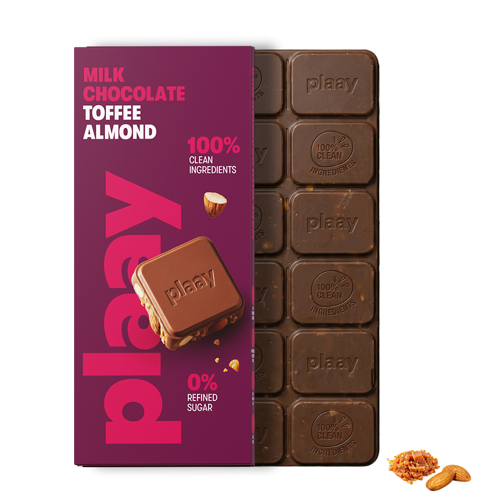 Milk Chocolate Toffee Almond | Crunchy Toffee Almond Chocolate Bar