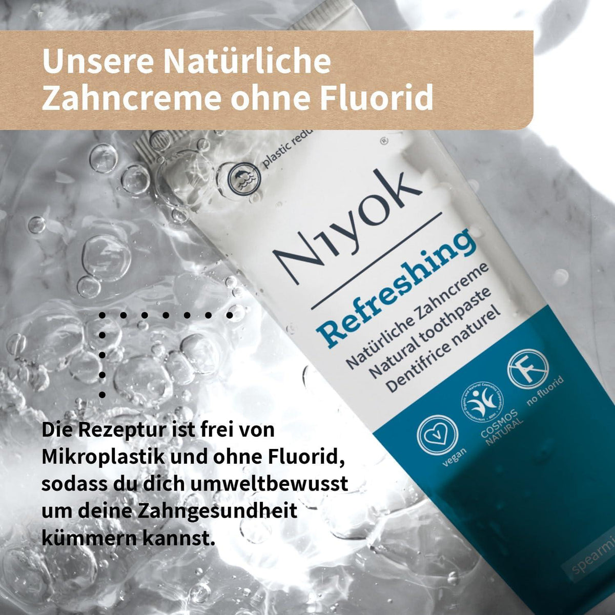 Niyok Natural Toothpaste - Refreshing Spearmint