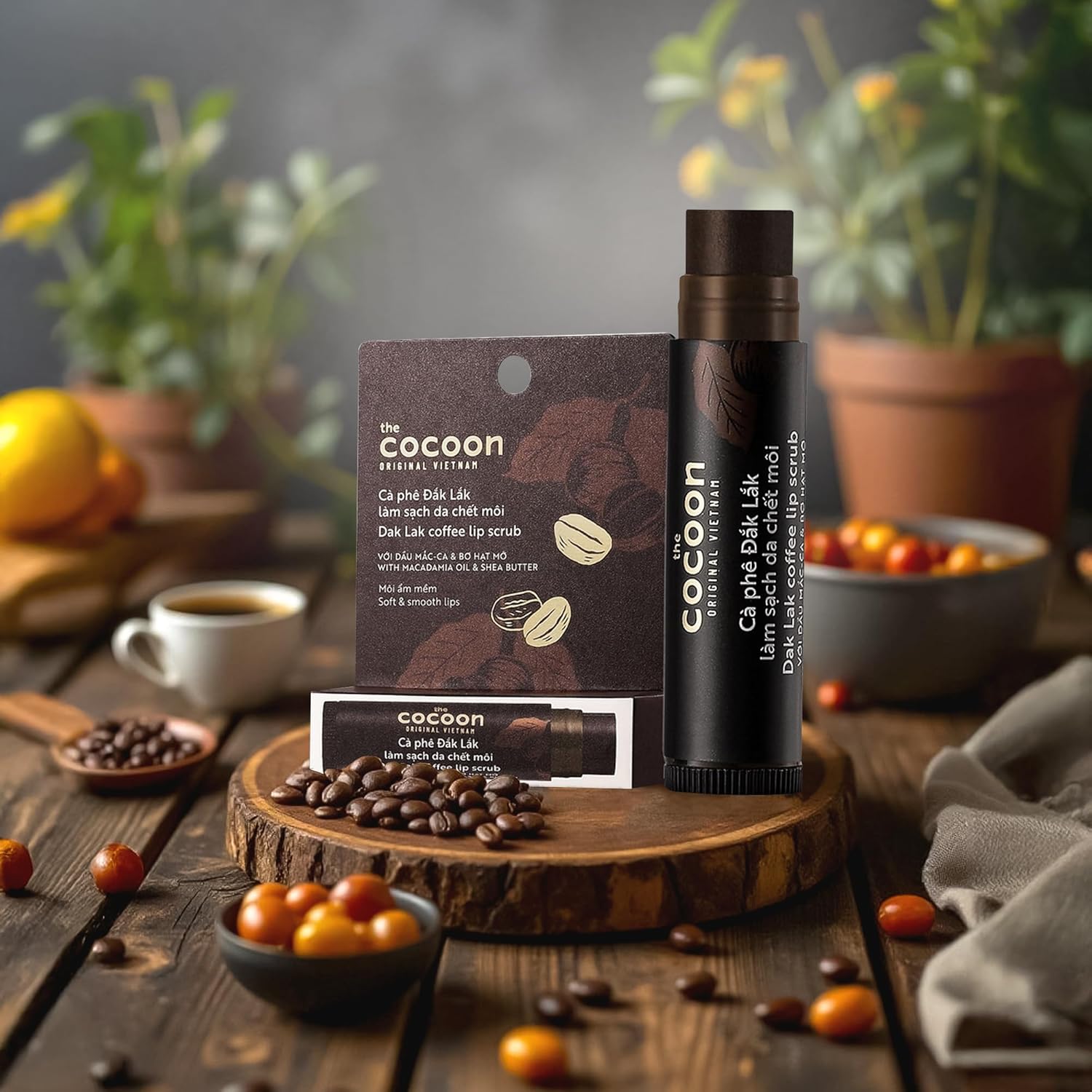 The Cocoon-Coffee Lip Scrub 5g