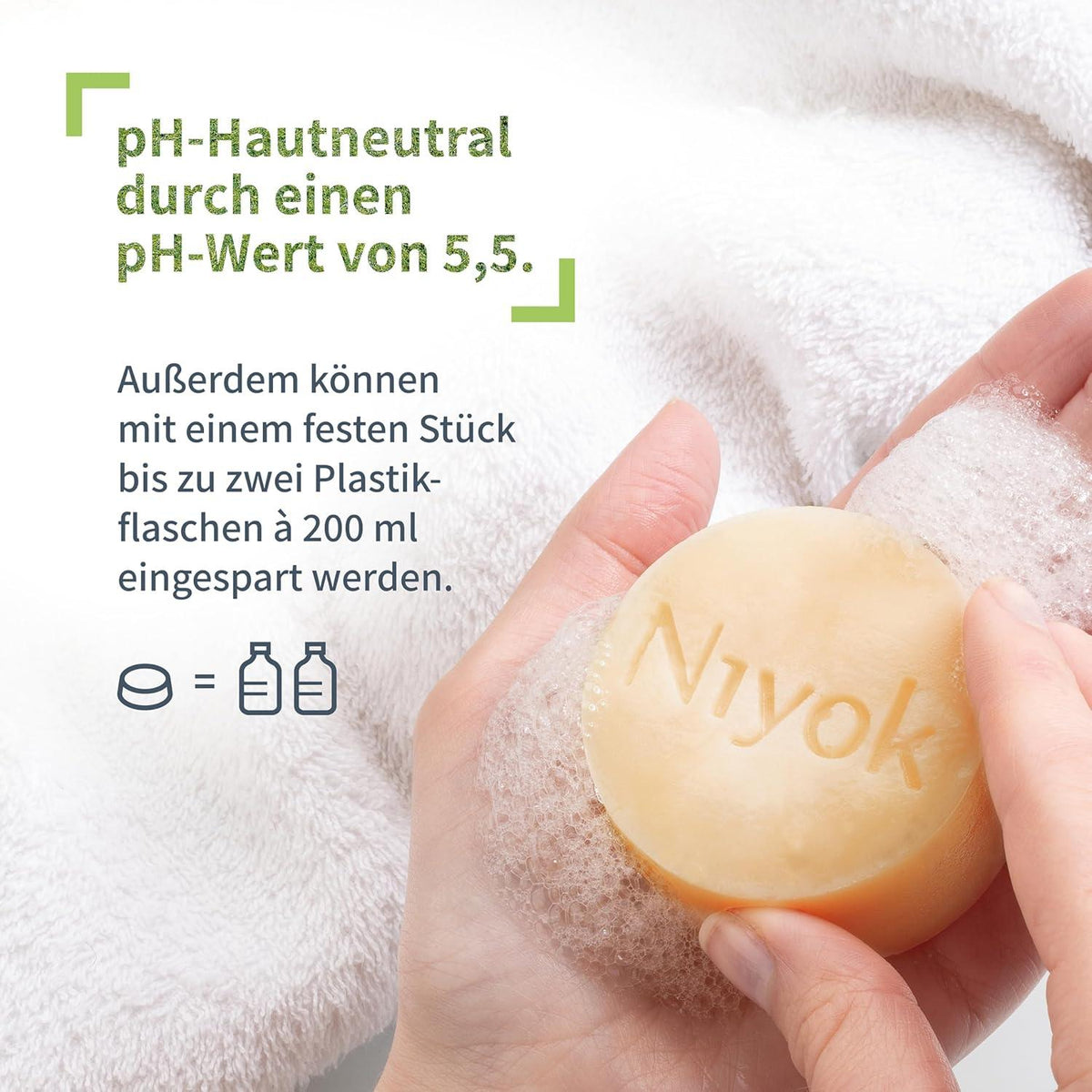 Niyok 2 In 1 Shampoo Bar + Conditioner Bar - Vitamina