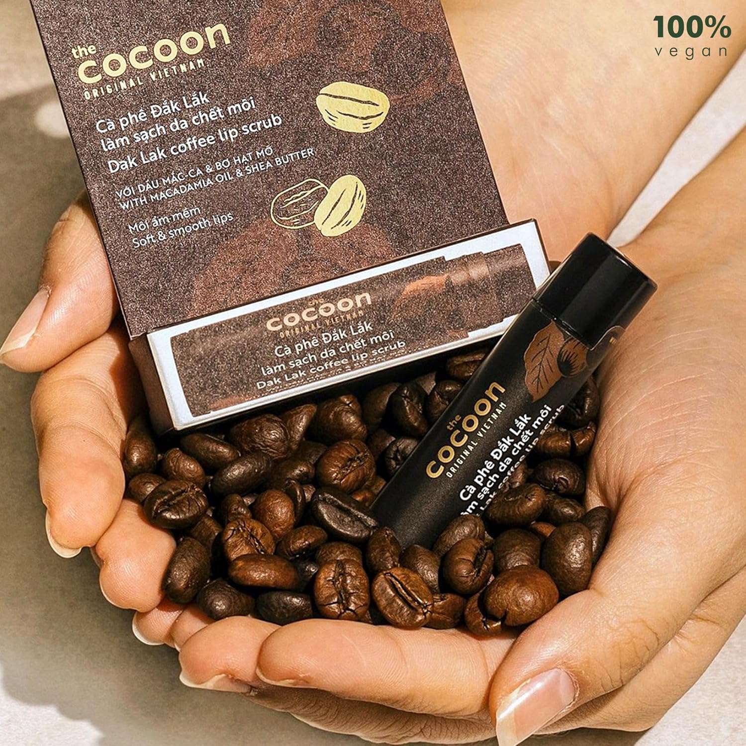 The Cocoon-Coffee Lip Scrub 5g