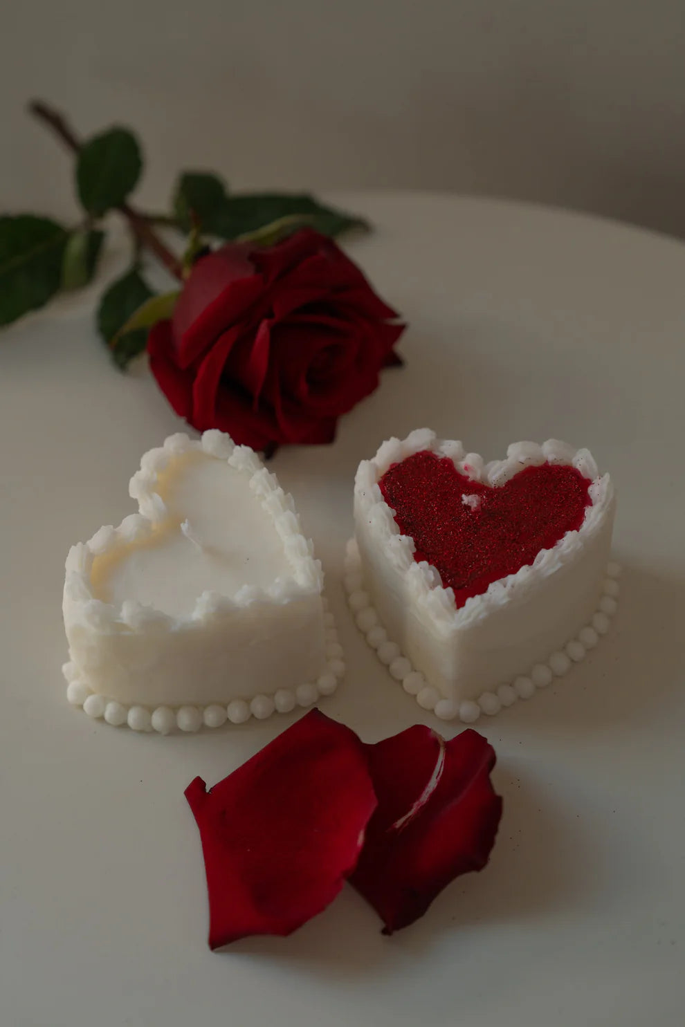 Heart Cake Candles