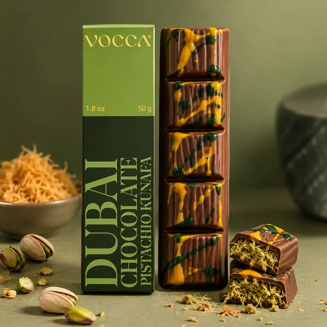 Pistachio Kunafa In Milk Chocolate - 50g