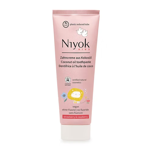 Niyok Toothpaste From Coconut Oil - Strawberry & Raspberry For KIDS