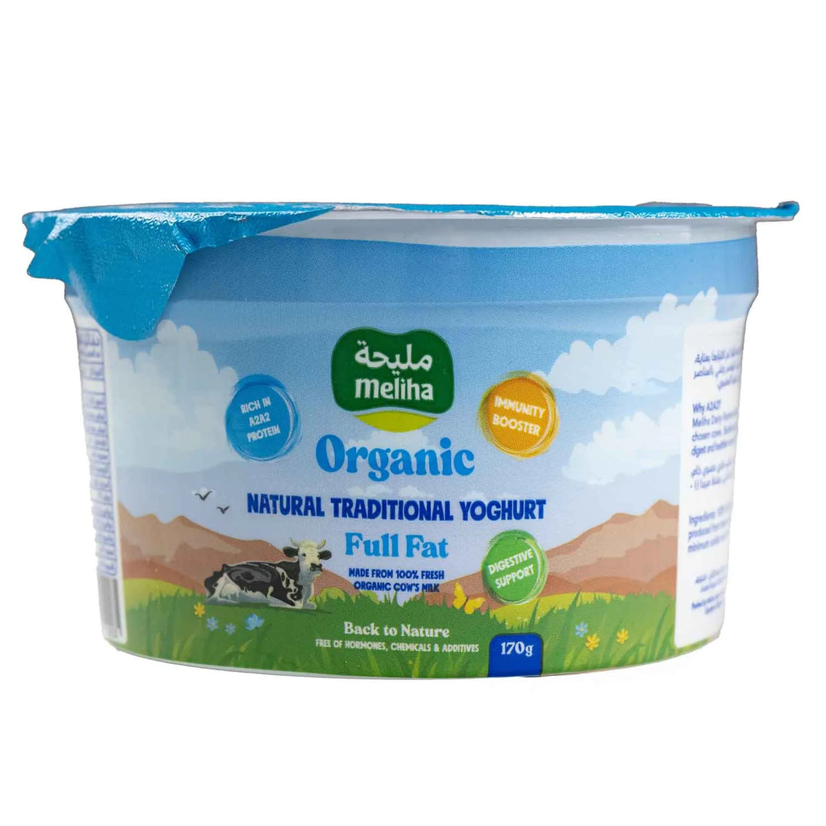 Organic Full Fat Natural Traditional Yoghurt 170 g