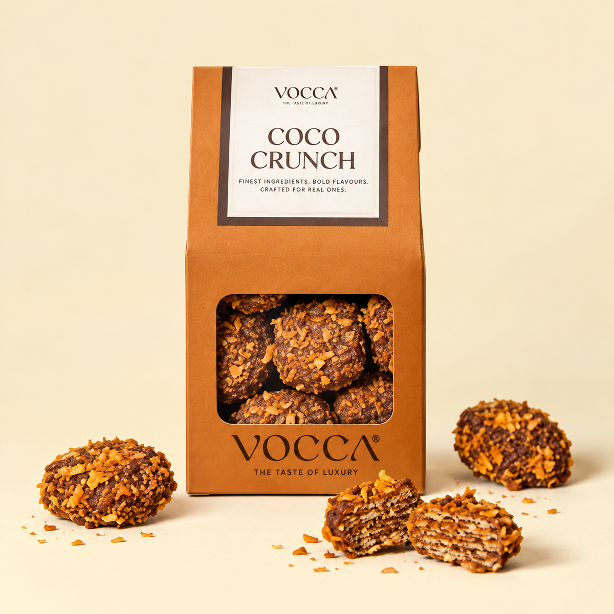 Coco Crunches in Milk Chocolate 165g – crispy coconut chocolate treat