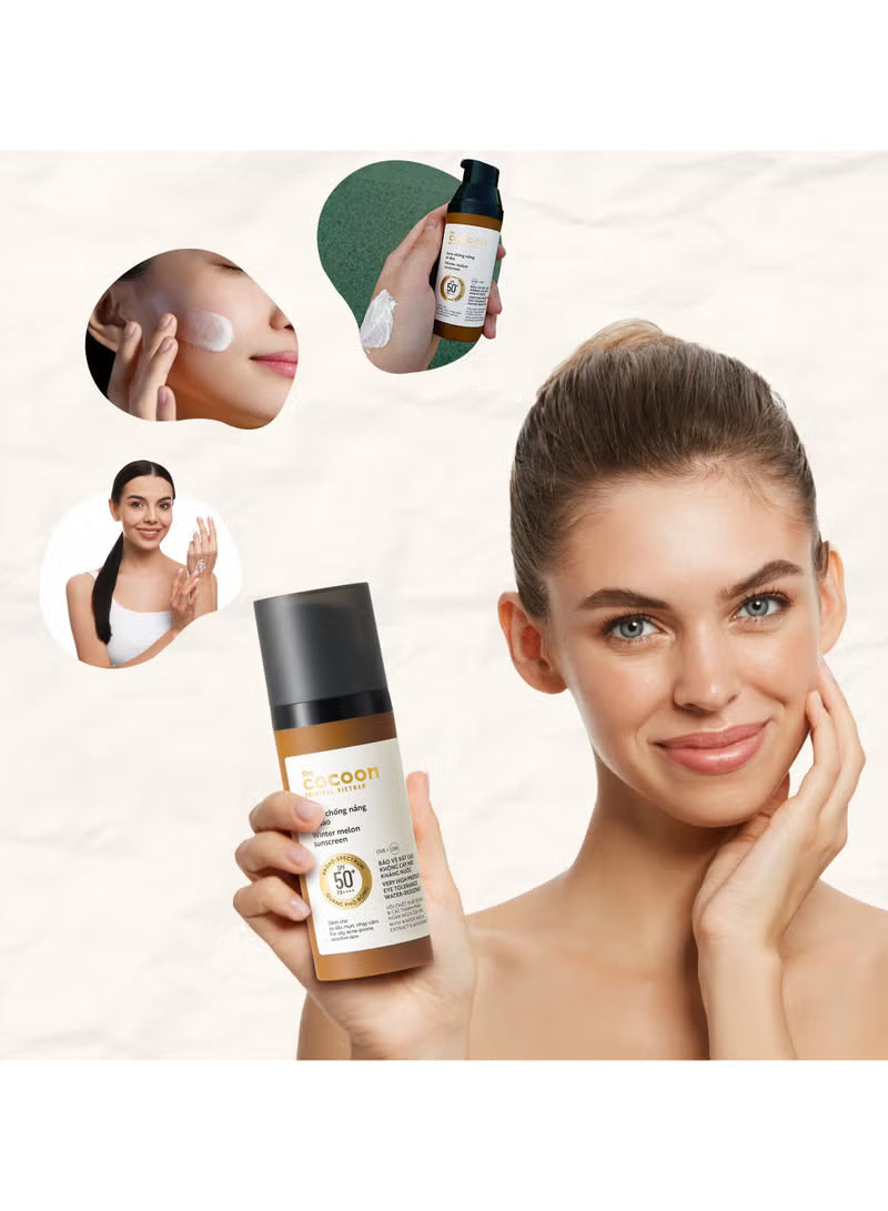 Winter Melon Sunscreen 100% Vegan Cosmetics 50ml