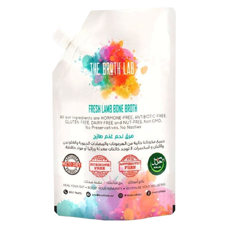 Lamb Bone Broth 500ml β slow-simmered collagen-rich broth