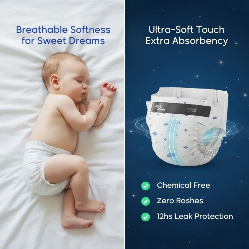 Kim & Kimmy Size 4 Diapers, 9 - 14kg, qty 52