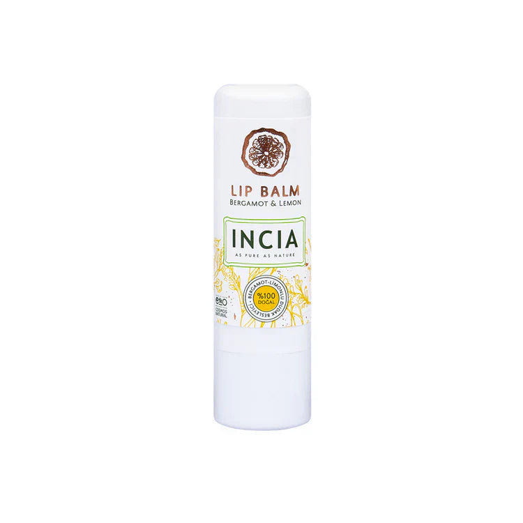 Incia Lip Balm - Bergamot &amp; Lemon