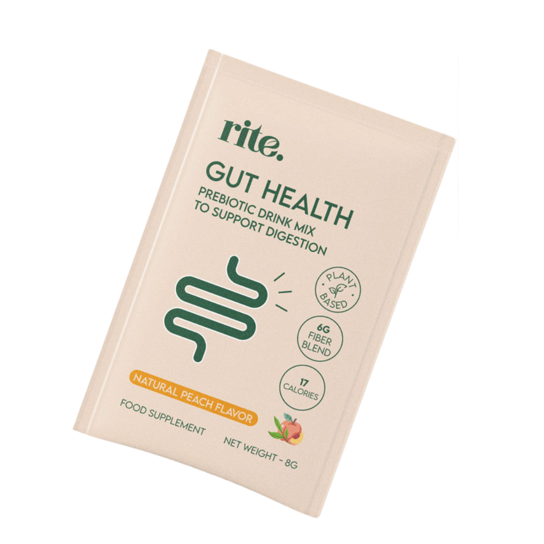 GUT HEALTH PEACH Prebiotic drink mix sachet 8g
