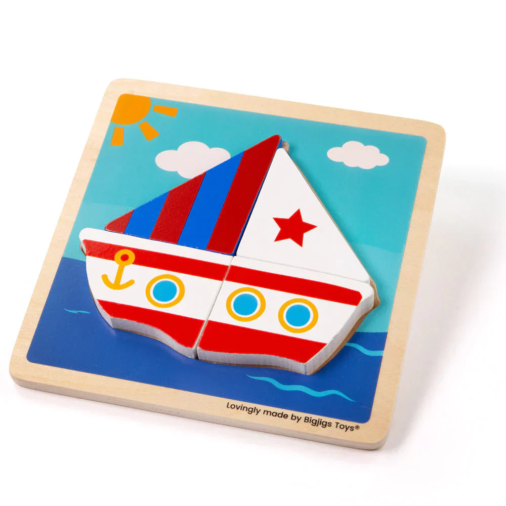 Chunky Lift Out Boat Puzzle  (10 months +)
