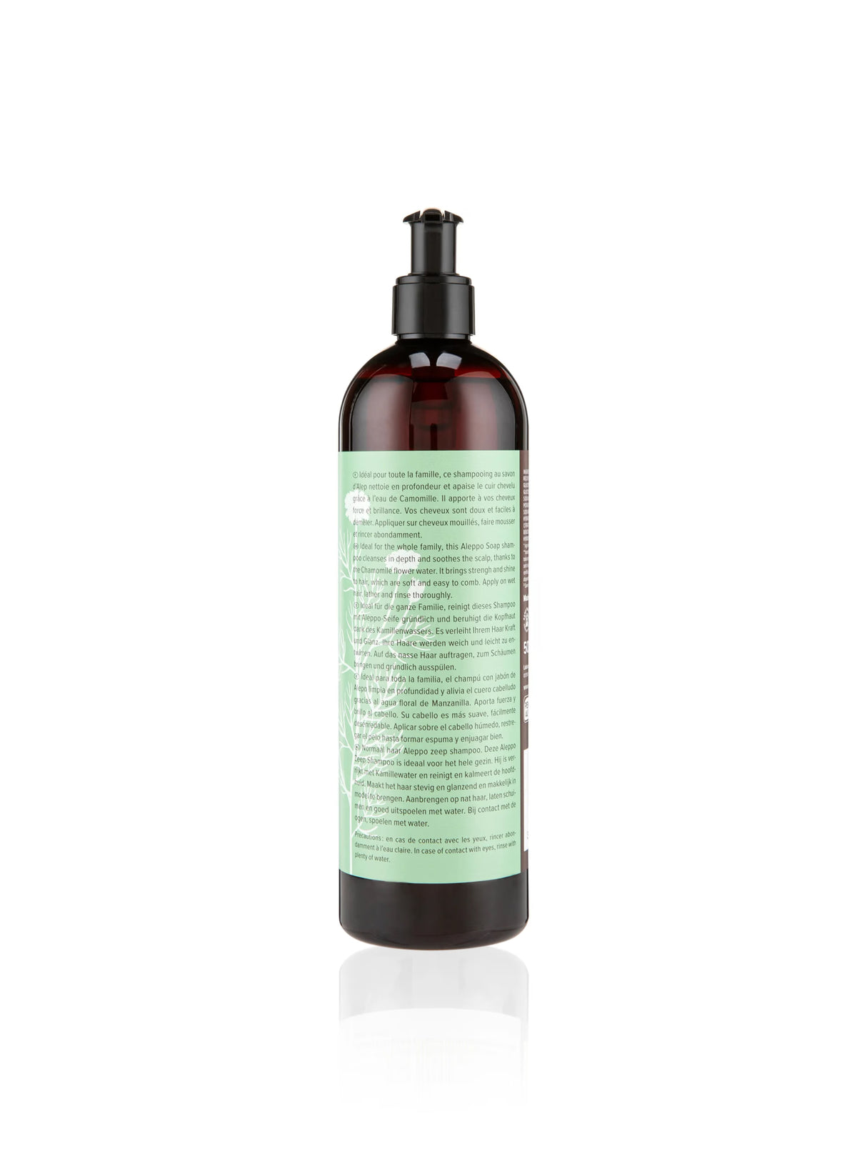 Organic Aleppo Soap Shampoo Normal Hair 500ml
