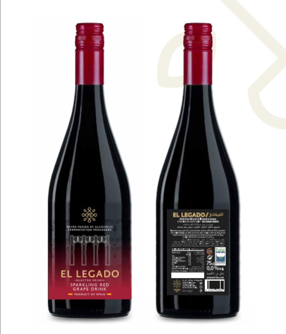 Non-Alcoholic Sparkling Red Grape Drink 0.0% 75cl