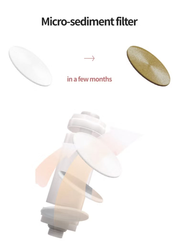 Shower Filter – Heart Peach