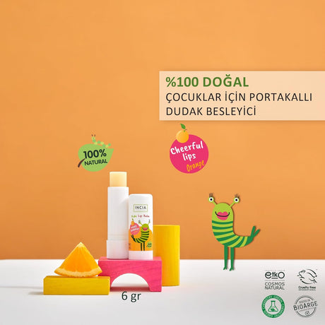Incia Kids Lip Balm-Orange