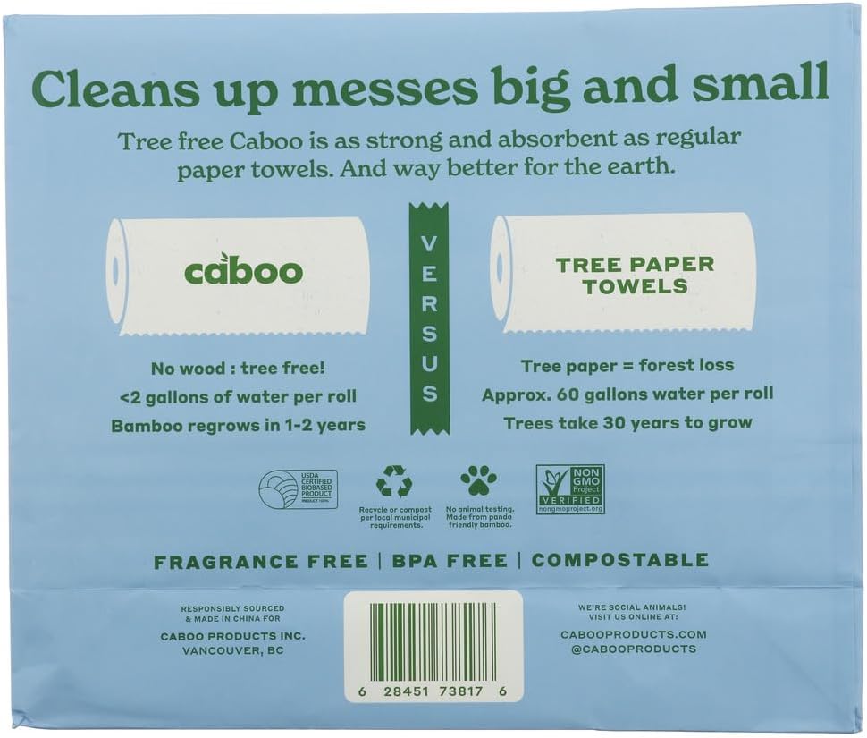 Roll Towel 3 pck 75 Sheet - Plastic Free