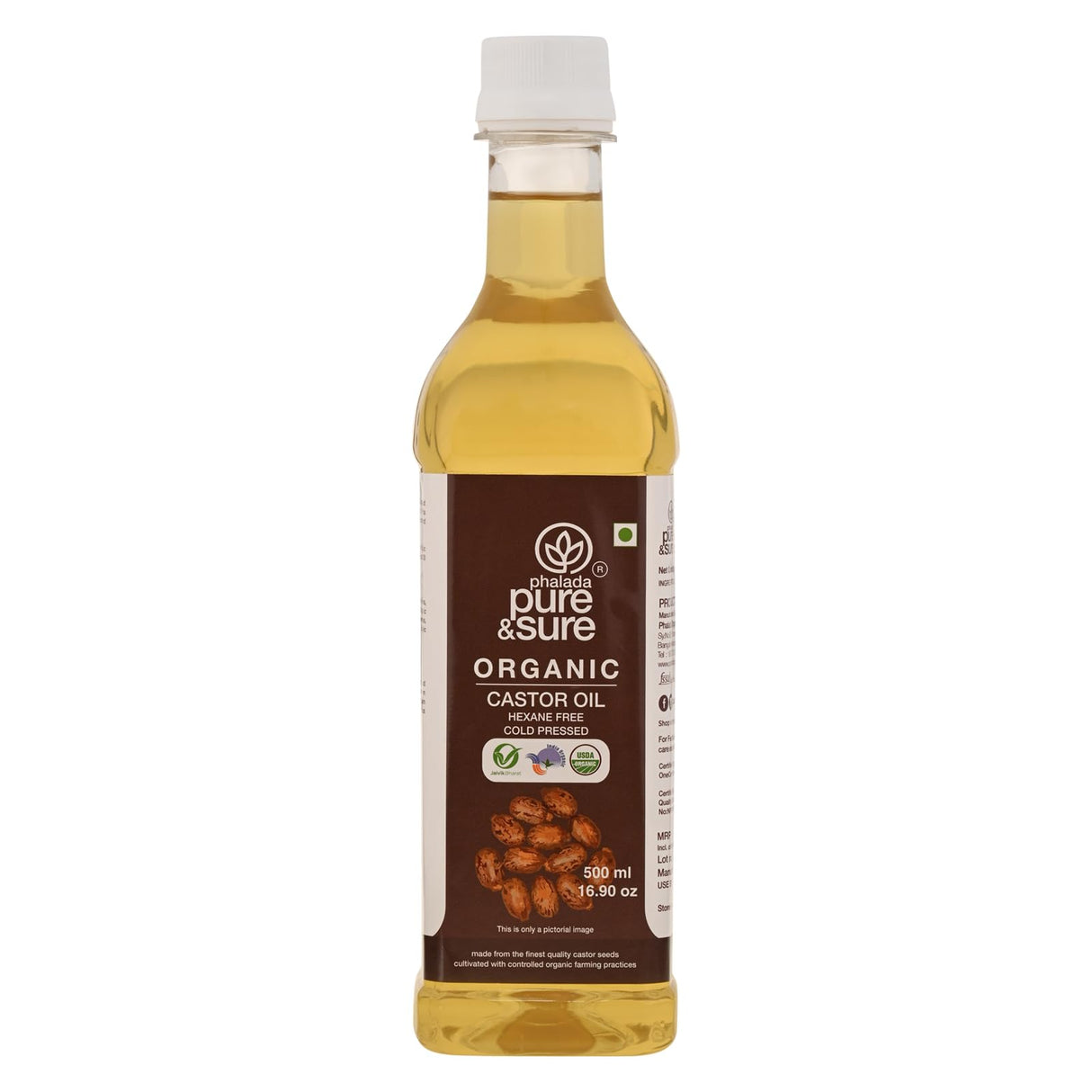 Organic Castor Oil 500ml