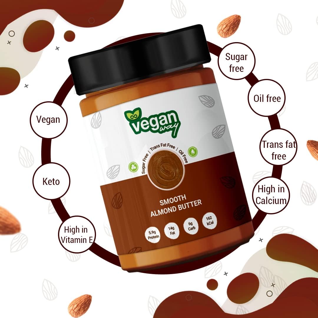 Vegan Way Smooth Almond Butter 280gm
