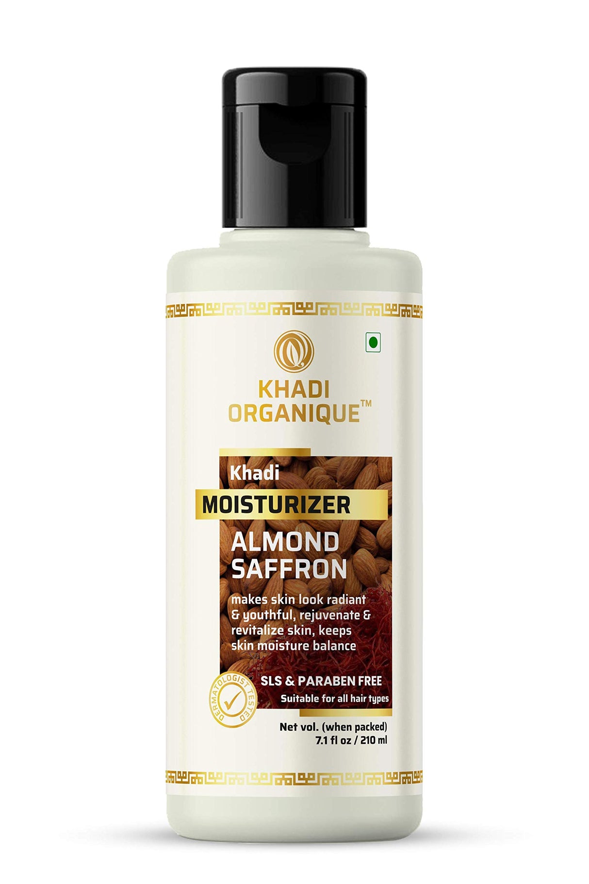 Almond Saffron Moisturizer (Sls & Paraben Free)-210ml