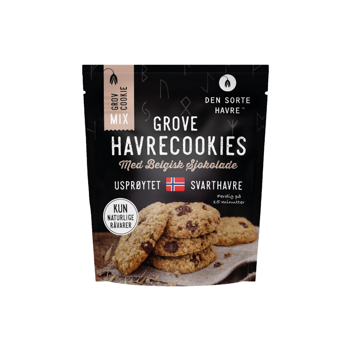 Oat cookies with Belgian Chocolate (bake mix)