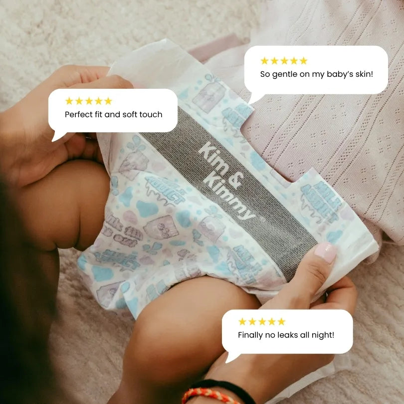 Kim & Kimmy Size 4 Diapers, 9 - 14kg, qty 52
