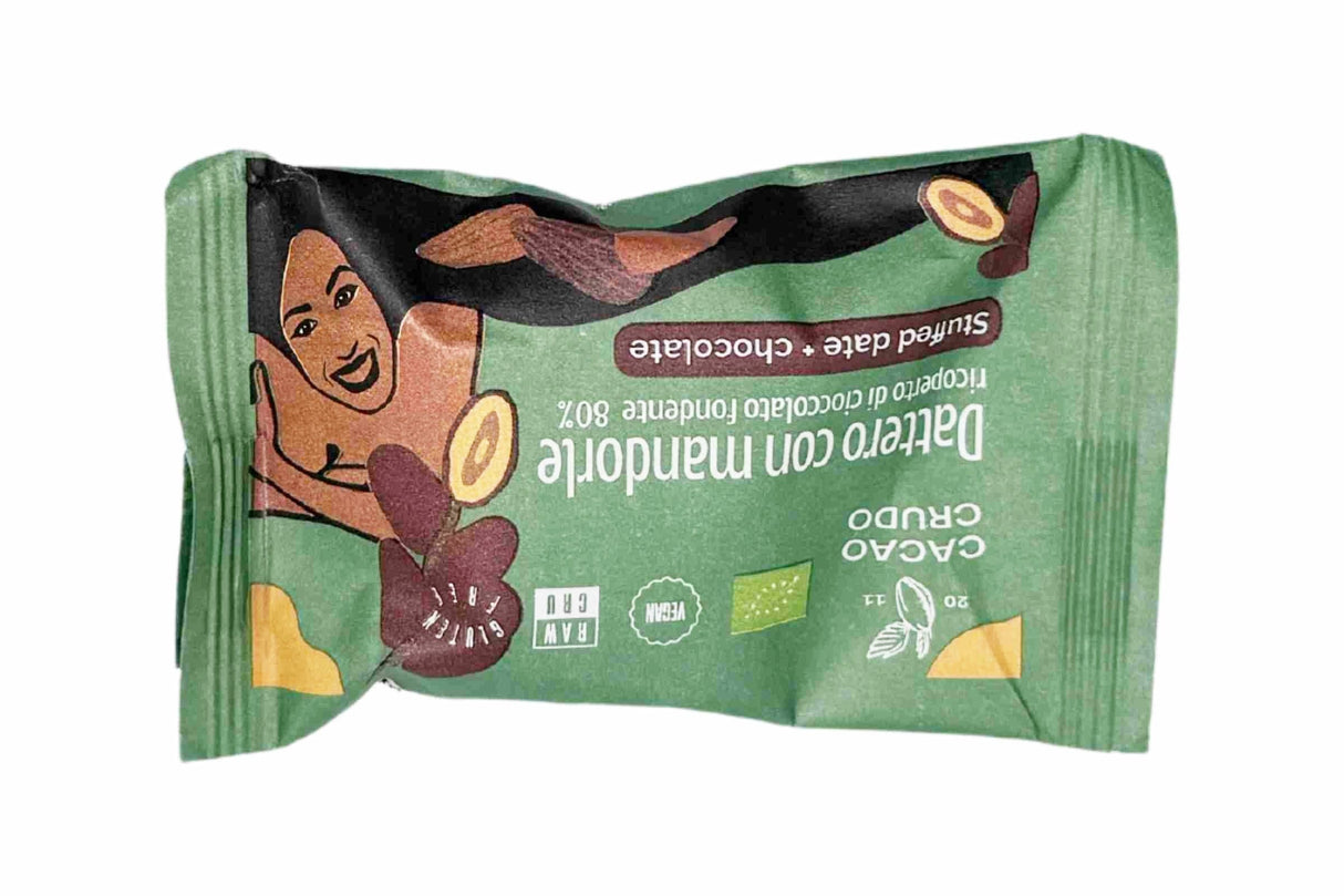 Organic Dark Chocolate Covered Medjoul Date &amp; Almonds - 25 G