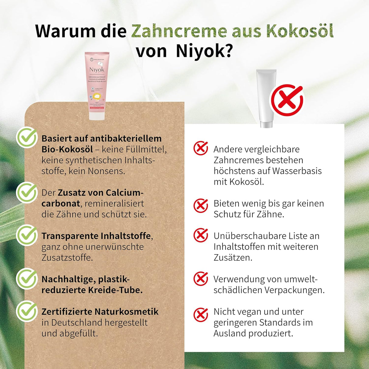 Niyok Toothpaste From Coconut Oil - Strawberry &amp; Raspberry For KIDS