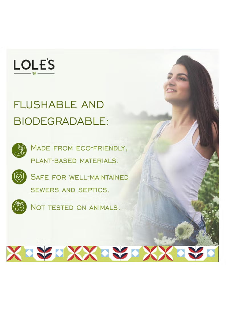 Lole's Feminine Flushable Wipes 42pcs