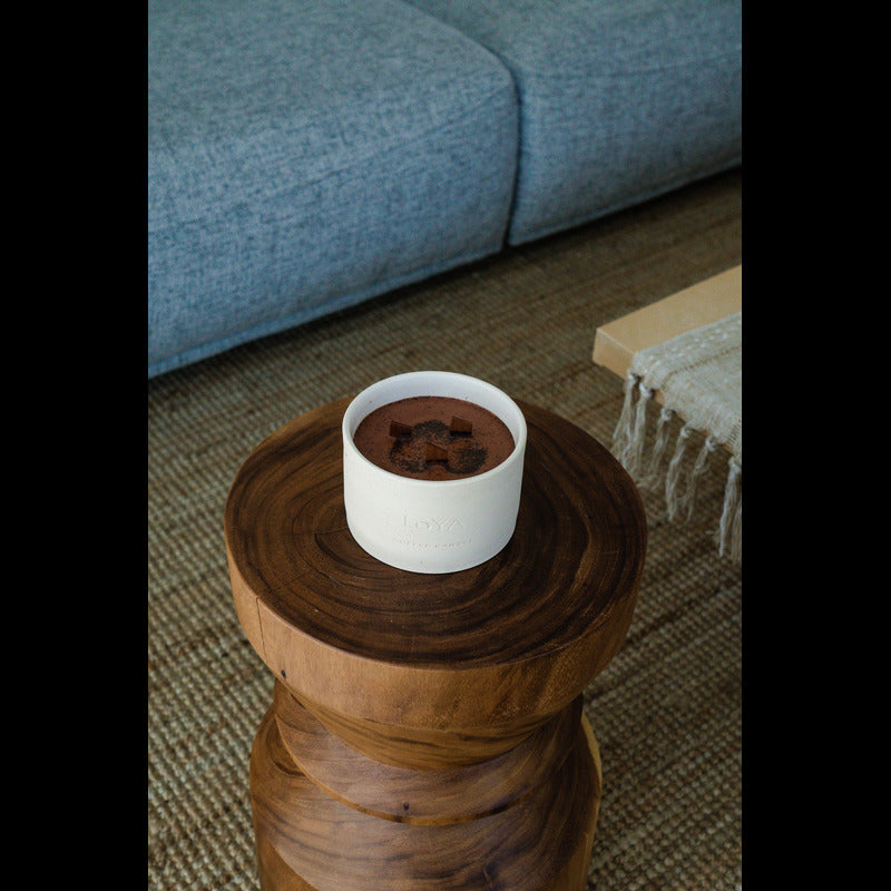 Loya Coffee Candle ivory color 450g