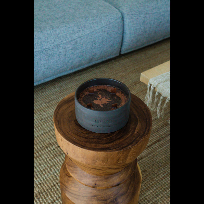 Loya Coffee Candle charcoal color 850g