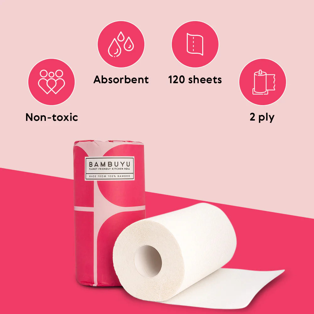 Bambuyu Kitchen Rolls