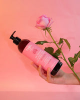 Rose scented shower gel