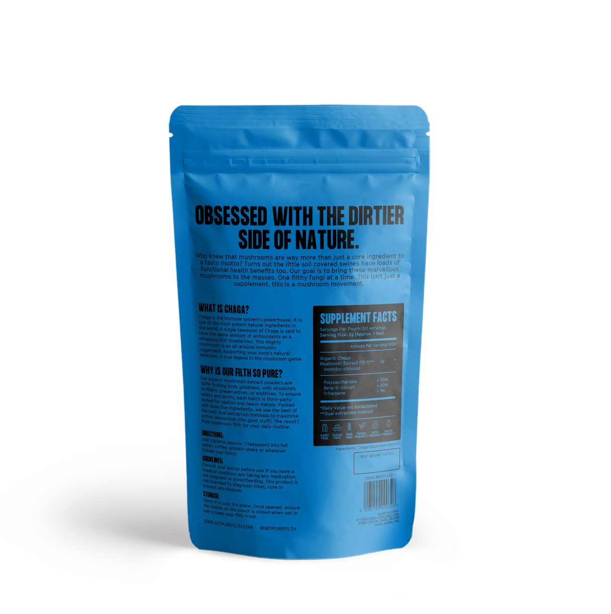 Chaga Mushroom Extract Powder 