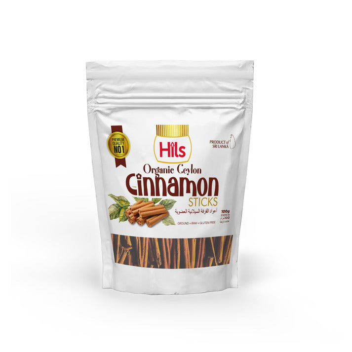Hils Organic Ceylon Cinnamon Sticks 100g