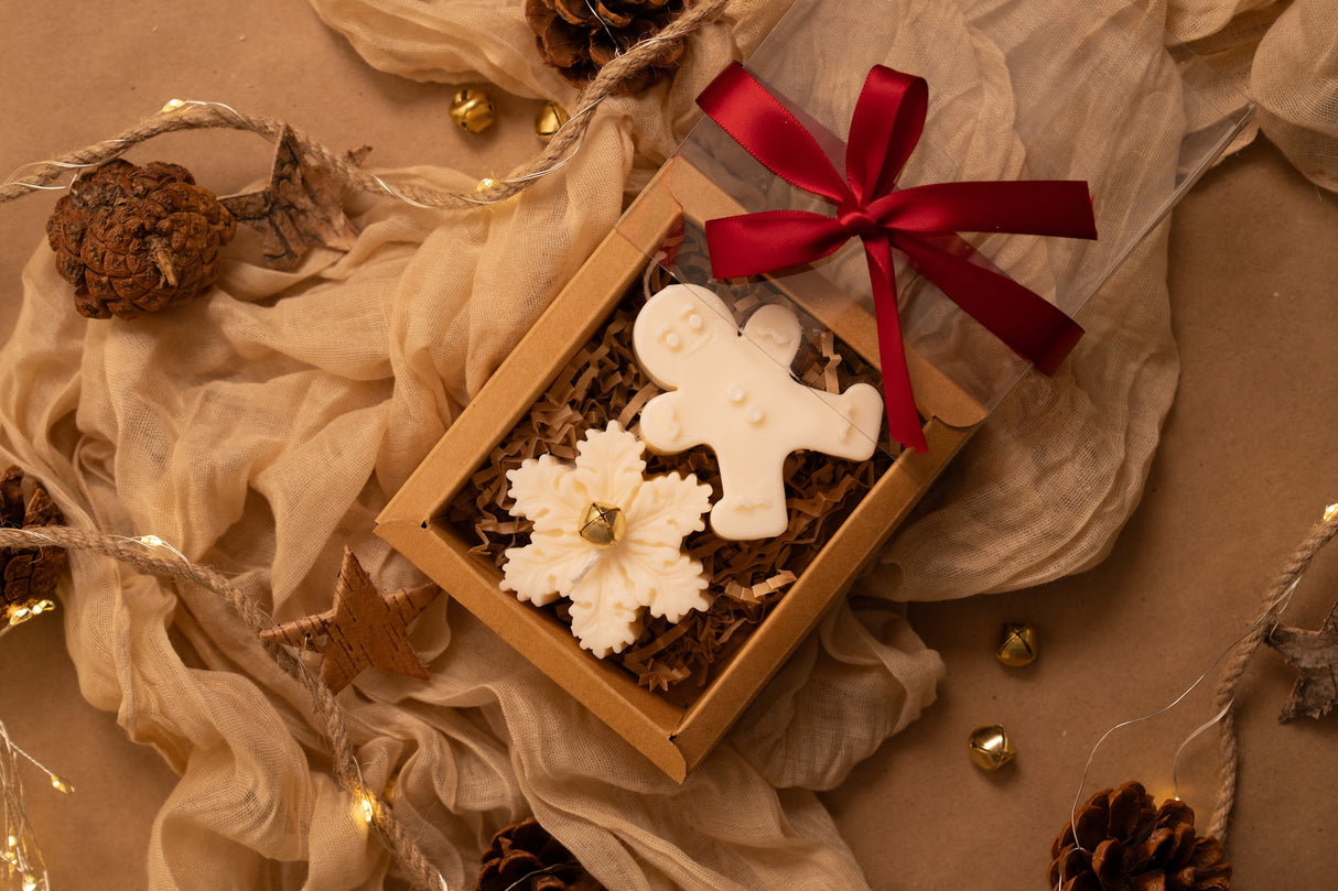 1Gingerbread Man and Snowflake