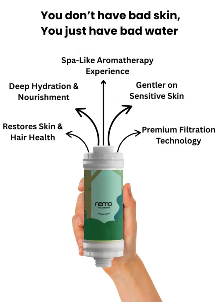 Forest scent shower filter