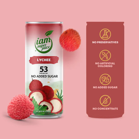Lychee No Added Sugar 330ml