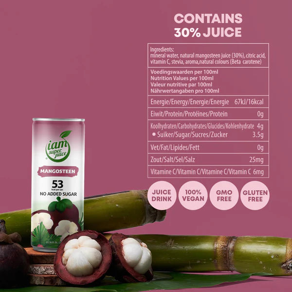 Mangosteen No Added Sugar 330m