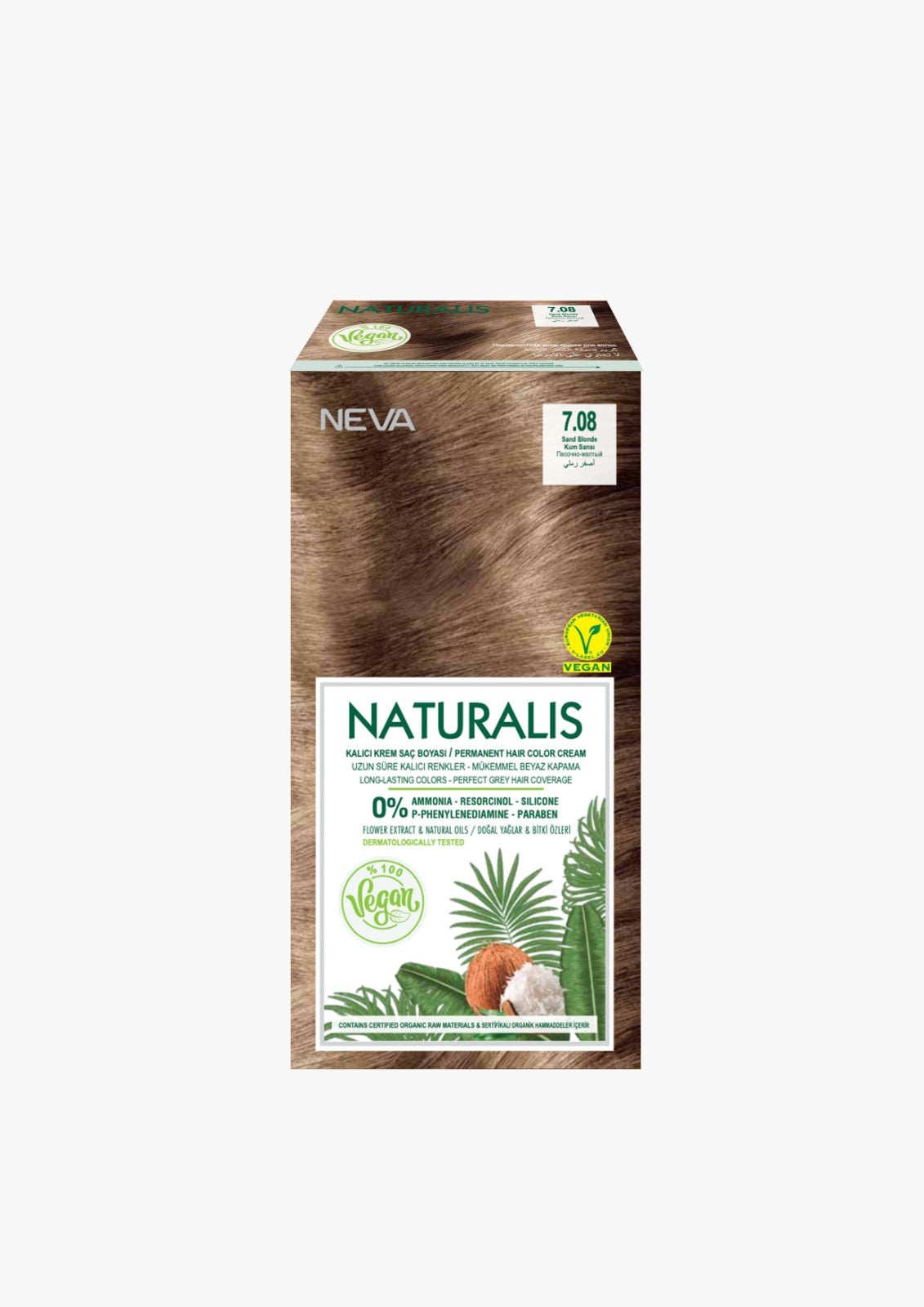Naturalis Hair Color-Sand Blonde 7.08