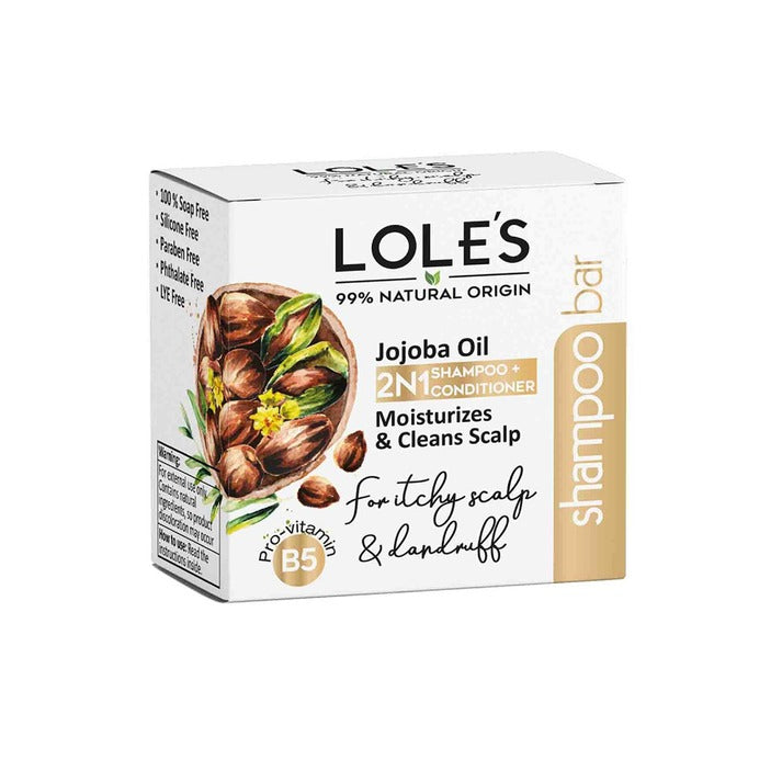 Lole's Natural Jojoba Oil Shampoo Bar 100g