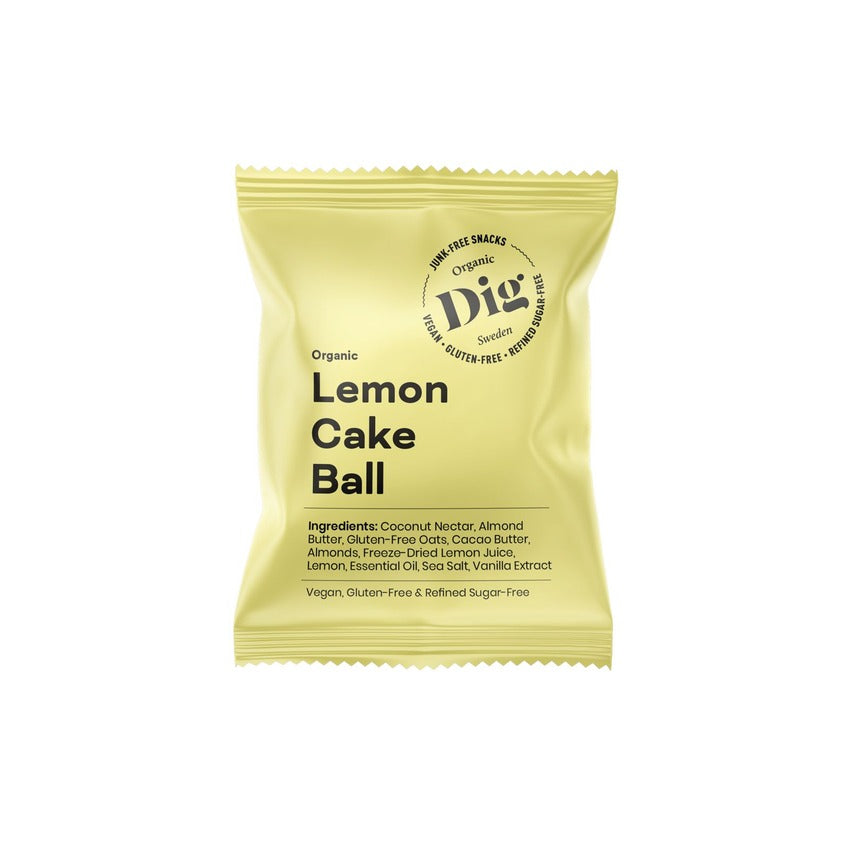 Organic Lemon Cake Ball 25g