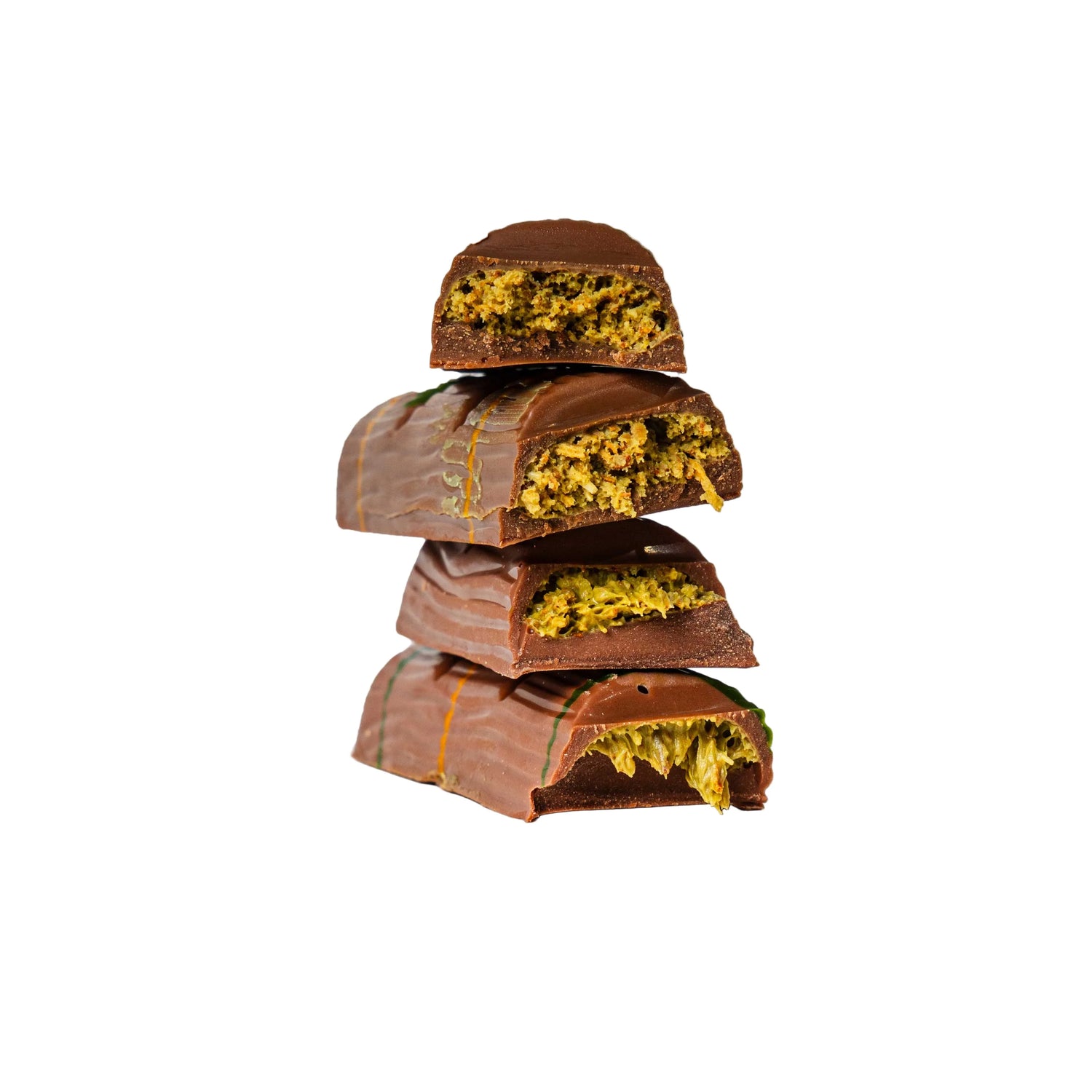 Mini pistachio kunafa chocolate bar 50g.