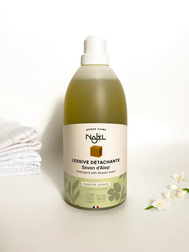 Natural Stain-Removing Laundry Detergent with Olive Oil (Jasmine Fragrance) 2l
