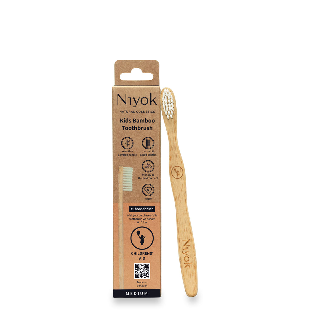 Niyok Kids Bamboo Toothbrush - Children's Aid