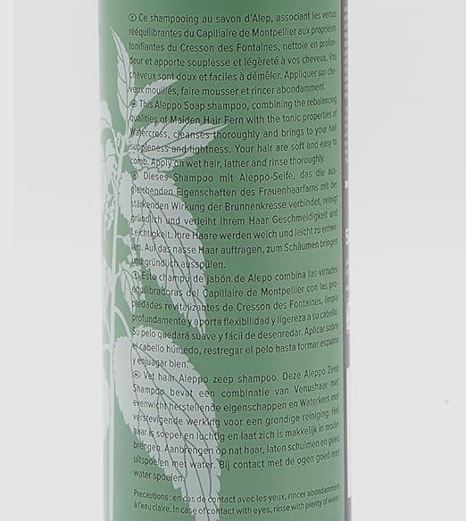 Organic Aleppo Soap Shampoo 