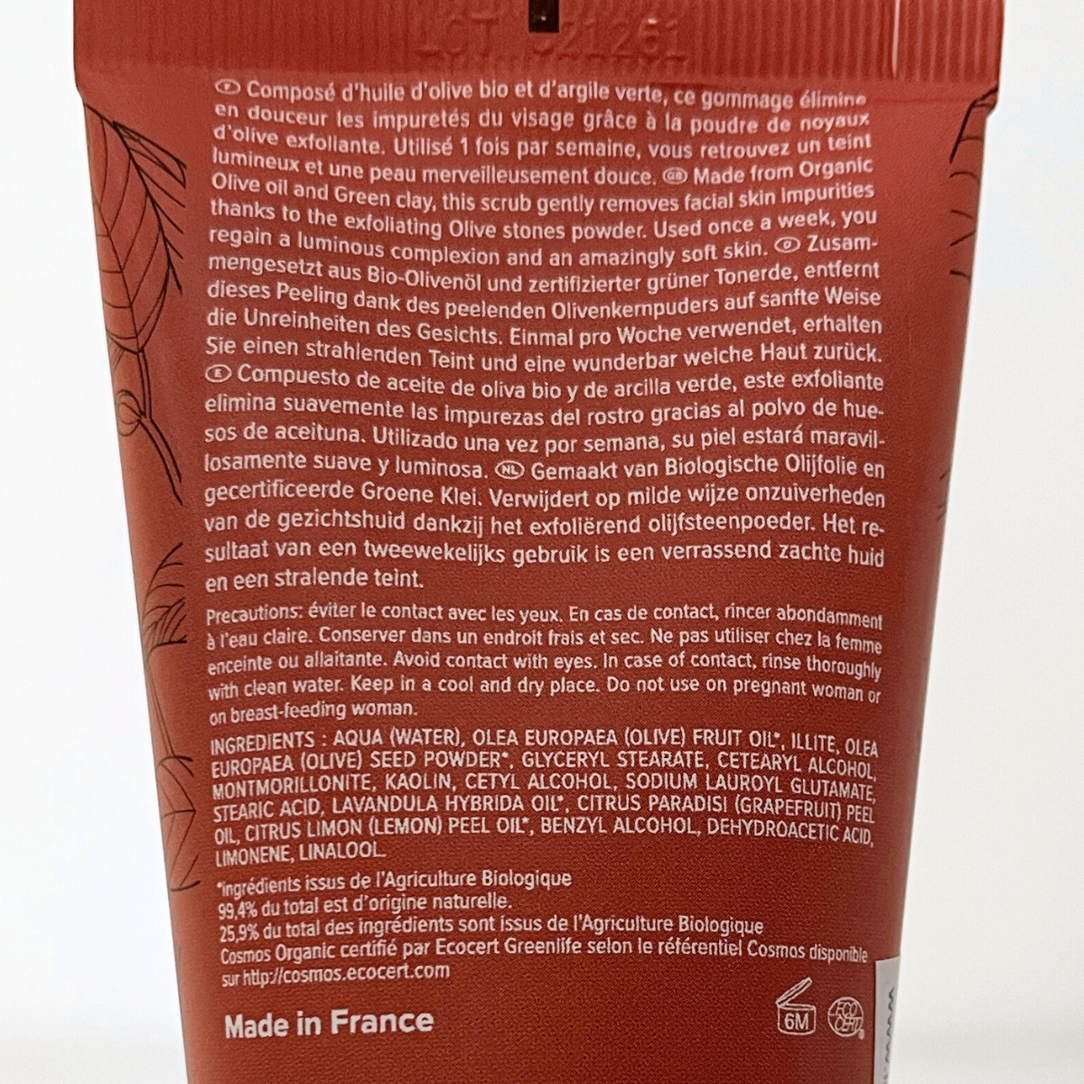 Organic Facial Scrub 