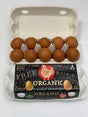 Organic Free-Range Eggs Pack of 10 fresh farm eggs